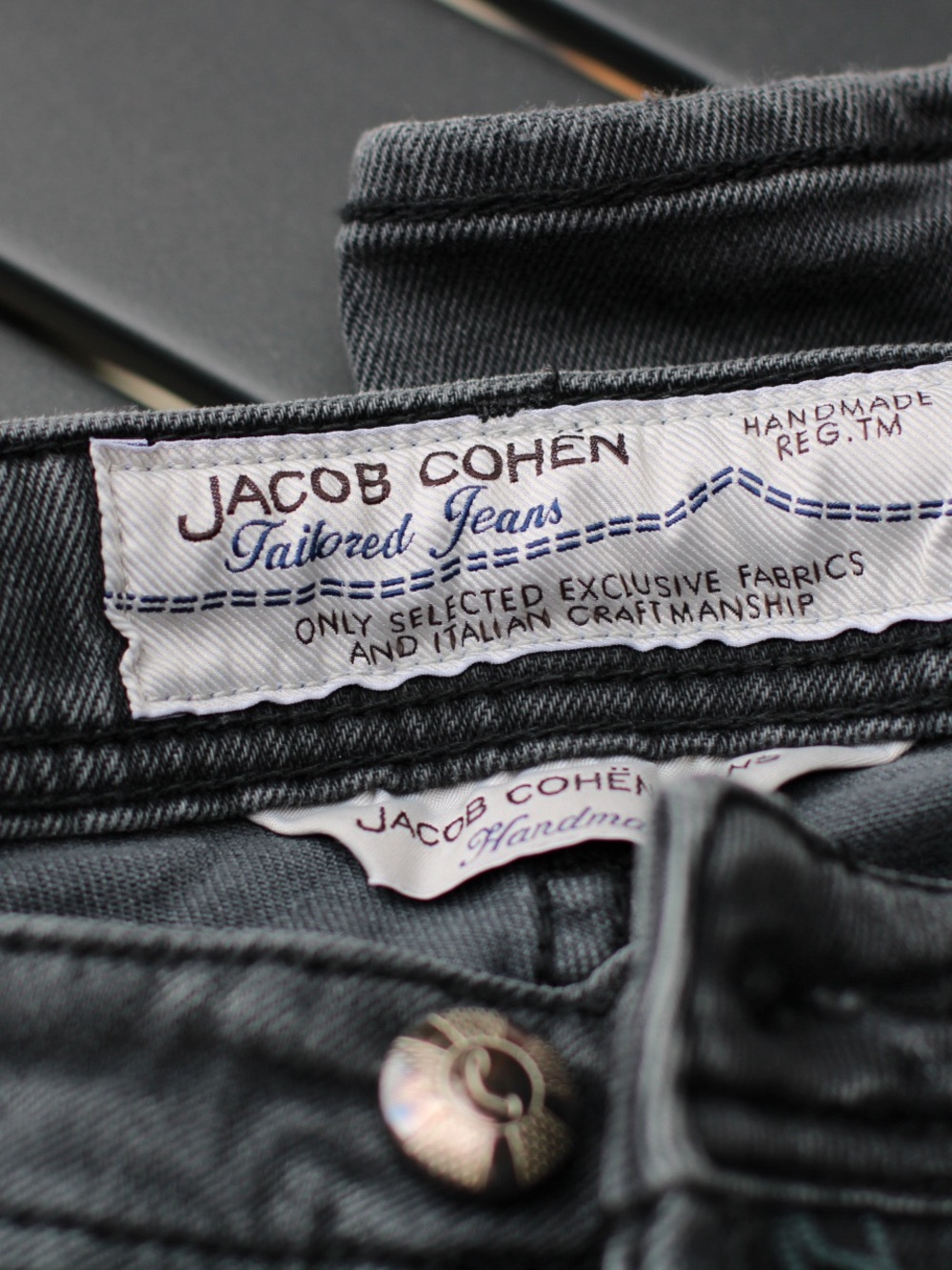 Jacob Cohen Slim Men’s Jeans in Charcoal